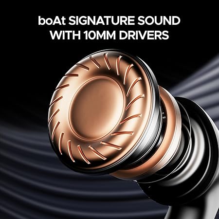 boAt Airdopes 121 Pro Plus,100H Battery,4Mics ENx,Low Latency,Fast Charge, LED Display, Stream Ad Free Music via App Support, Bluetooth in Ear Earbuds, TWS Ear Buds Wireless Earphones with mic