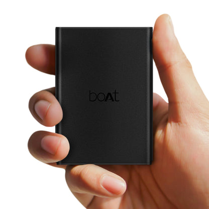 boAt Energyshroom PB400 Pro 20000 mAh 22.5W Pocket Size, Compact Power Bank, Fast Charging (2X Output Ports, Supports Android, iPhone, Tablets, Earbuds, etc.)