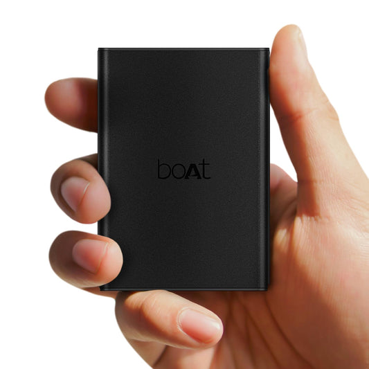 boAt Energyshroom PB400 Pro 20000 mAh 22.5W Pocket Size, Compact Power Bank, Fast Charging (2X Output Ports, Supports Android, iPhone, Tablets, Earbuds, etc.)
