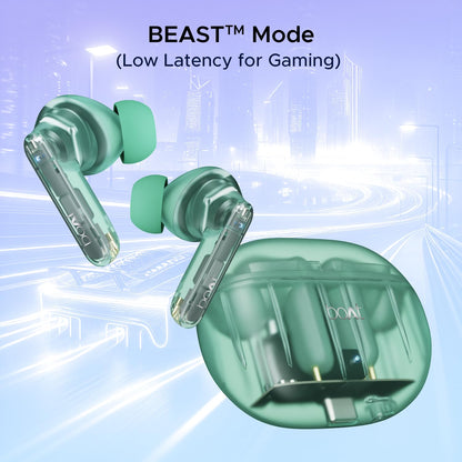 boAt Airdopes 191 ANC, 32dB ANC, Ambient Mode, 60HRS Battery, 4Mics ENx, in-Ear Detection, IWP Tech, Fast Charge, v5.3 Bluetooth Earbuds, TWS Ear Buds Wireless Earphones with mic