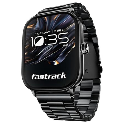 Fastrack Radiant FX2 2.04" AMOLED Smart Watch with BT Calling, Voice Assistant, Functional Crown, Metal Alloy Case, 100+ Sports Modes, SpO2, AOD ‚Äì Smartwatch for Men and Women