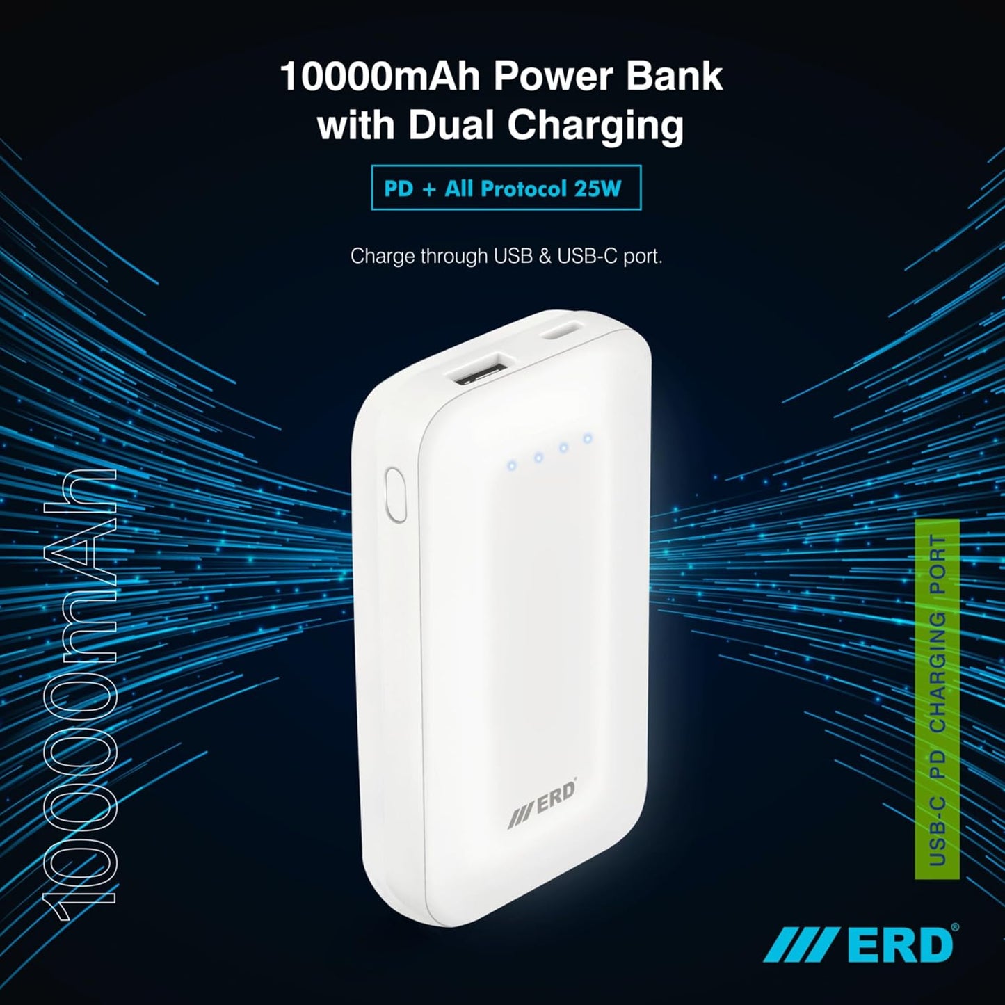 ERD PB-140 Power Bank 20000 mAh (25W)