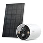 Tapo C425 KIT Smart Wire-Free Security Camera and Solar Panel | 2K QHD 4MP 1440p | Uninterrupted Power Supply |Color Night Vision | Free AI Detection | IP66 Weatherproof| Two-Way Audio