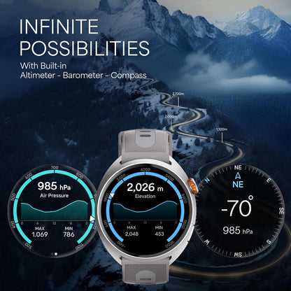 Titan Celestor 2.0 Smartwatch with 1.43" inch AMOLED Display, Dual Band GPS, ABC, Offline Maps, 5 ATM, Training Load & Readiness, Running Courses, Offline Music, TitanQ, Hybrid Strap?