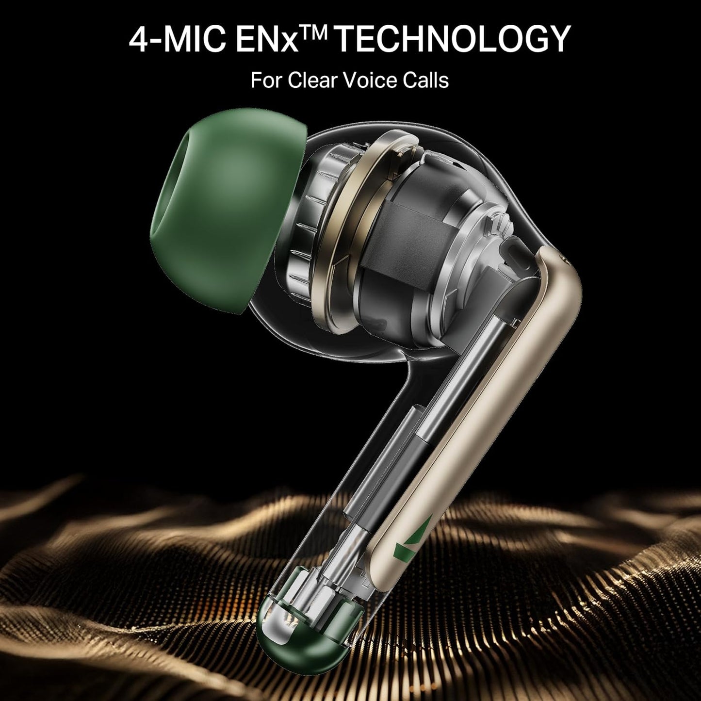 boAt Airdopes 141 Elite ANC (2025), ANC(~35dB), 4Mics ENx Tech, 42H Battery, Fast Charge,Stream Ad Free Music via App Support, IPX5, Bluetooth Earbuds, TWS Ear Buds Wireless Earphones with