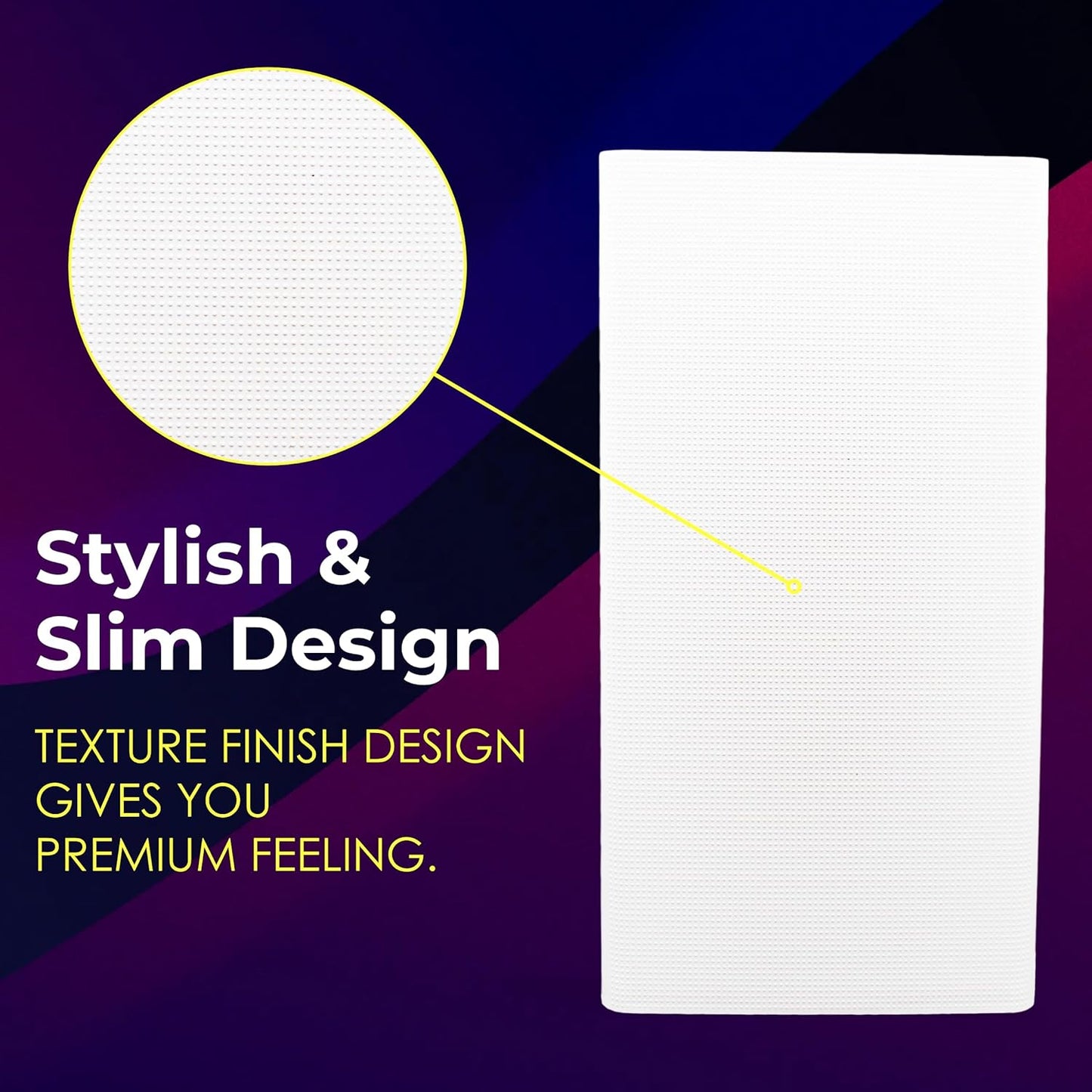 ERD PB-20KE 20000 mAh Li-Polymer Power Bank | Fast Charging Portable Charger to Charges 2 Devices Simultaneously for iPhones, Android Phones, Smart Watches & More