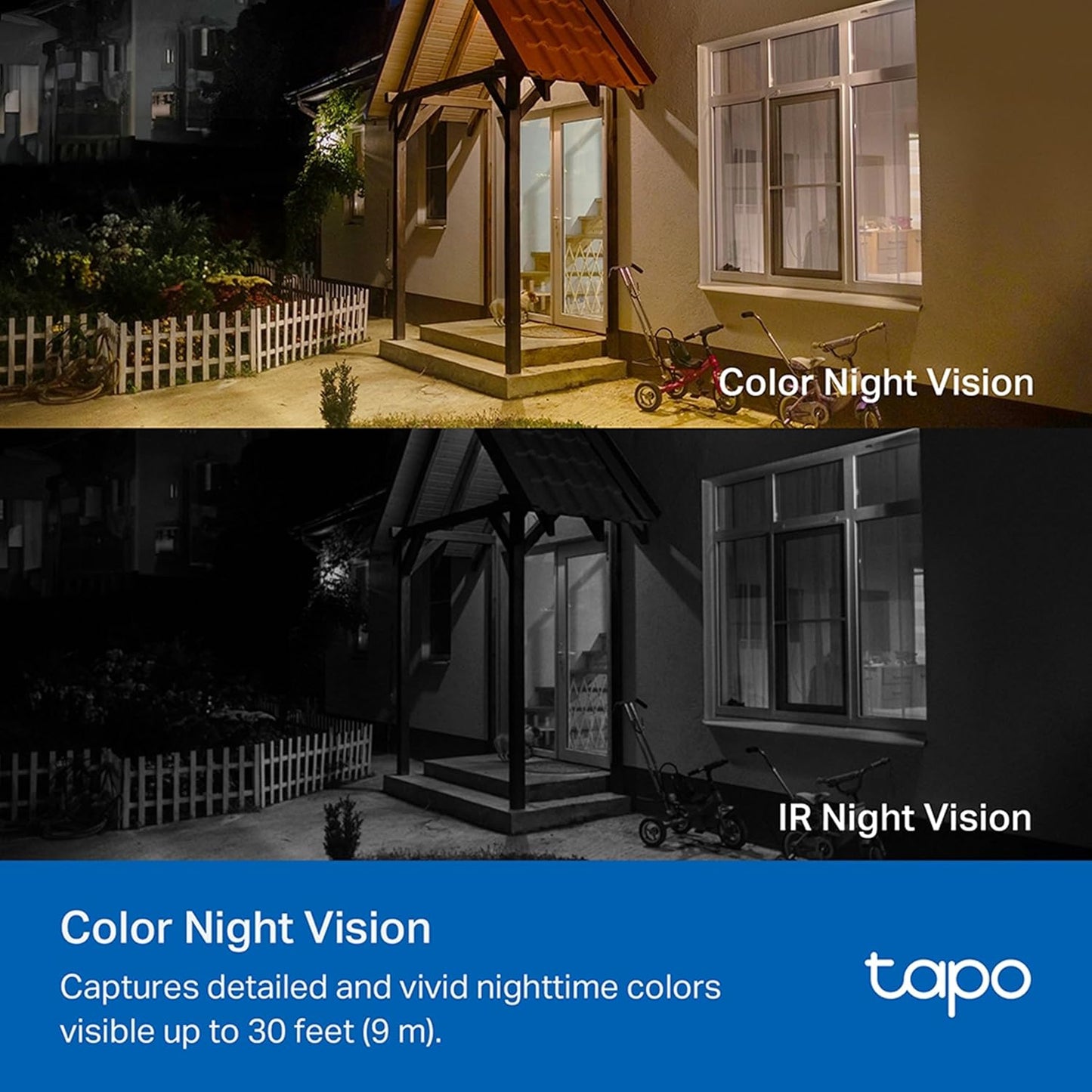 Tapo C410 Smart Security Wireless Battery Camera, 2K 3MP HD, Color Night Vision, Indoor/Outdoor, Rechargeable Battery Up to 180 Days No-Power Plugged, 2 Way Audio, IP65 Weatherproof, 100% Wire-Free
