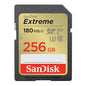 SanDisk Extreme SD UHS I Card for 4K Video for DSLR and Mirrorless Cameras 180MB/s Read & 130MB/s Write