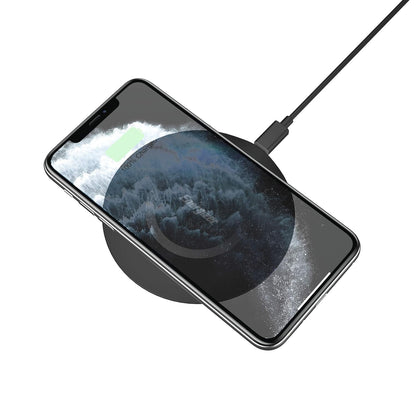 Energizer WCP-105 15W Wireless Charging Pad with Non-Slip Design, Fast Charge for Qi-Compatible Devices, 7.5W for iPhone, 10W for Android, 15W for Huawei, Samsung, LG & More