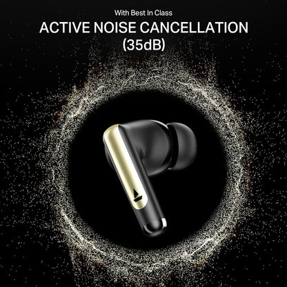 boAt Airdopes 141 Elite ANC (2025), ANC(~35dB), 4Mics ENx Tech, 42H Battery, Fast Charge,Stream Ad Free Music via App Support, IPX5, Bluetooth Earbuds, TWS Ear Buds Wireless Earphones with