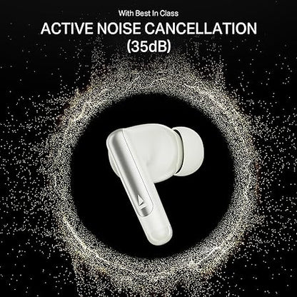 boAt Airdopes 141 Elite ANC (2025), ANC(~35dB), 4Mics ENx Tech, 42H Battery, Fast Charge,Stream Ad Free Music via App Support, IPX5, Bluetooth Earbuds, TWS Ear Buds Wireless Earphones with