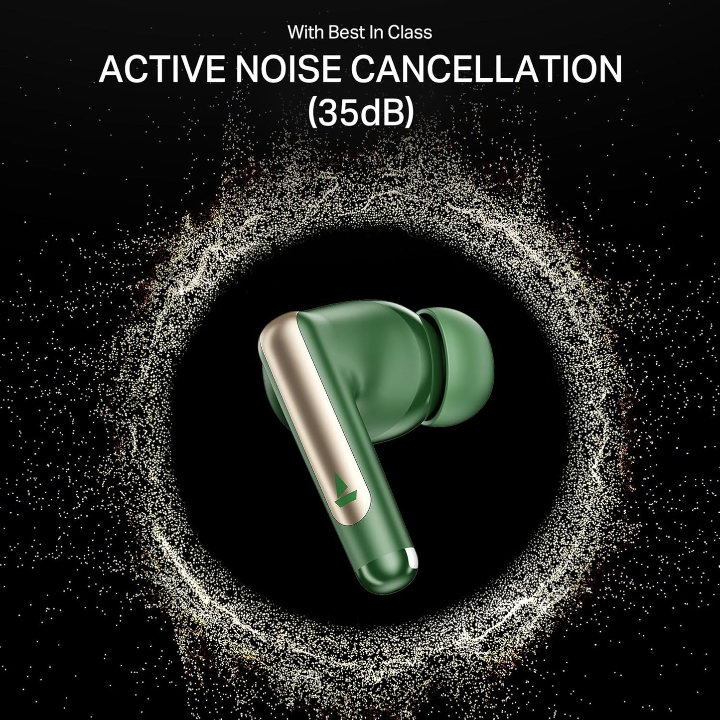 boAt Airdopes 141 Elite ANC (2025), ANC(~35dB), 4Mics ENx Tech, 42H Battery, Fast Charge,Stream Ad Free Music via App Support, IPX5, Bluetooth Earbuds, TWS Ear Buds Wireless Earphones with