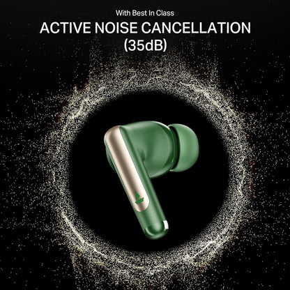 boAt Airdopes 141 Elite ANC (2025), ANC(~35dB), 4Mics ENx Tech, 42H Battery, Fast Charge,Stream Ad Free Music via App Support, IPX5, Bluetooth Earbuds, TWS Ear Buds Wireless Earphones with