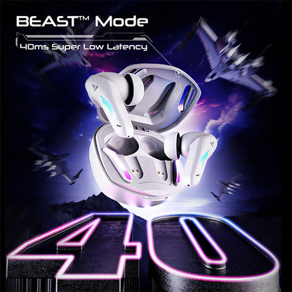 boAt Immortal 100 w/ Beast Mode(40ms Low Latency), 30 HRS Playback & RGB LEDs Bluetooth