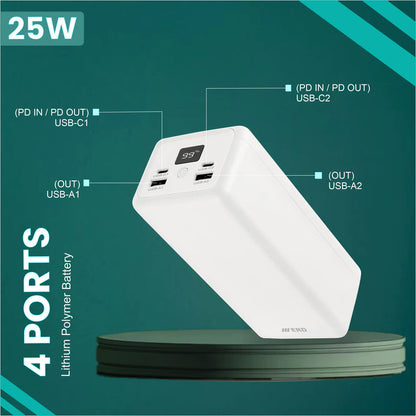 ERD PB-192 Power Bank 30000 mAh (25W)