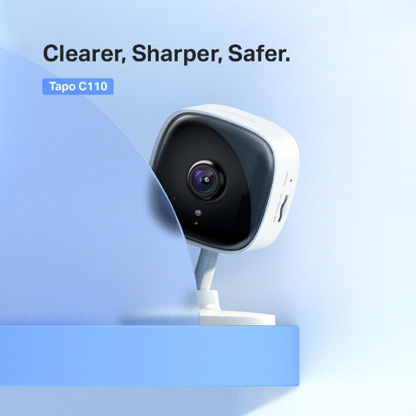 Tapo 3MP (2304, 1296P) Ultra-High-Definition Video Smart Wi-Fi Security Camera | Alexa Enabled | 2-Way Audio| Night Vision| Motion Detection | Indoor CCTV C110