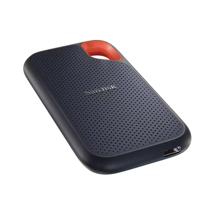 SanDisk 1TB Extreme Portable SSD 1050MB/s R, 1000MB/s W,Upto 2 Meter Drop Protection with IP55 Water/dust Resistance, HW Encryption, PC,MAC & TypeC Smartphone Compatible, 5Y Warranty, Usb,External SSD