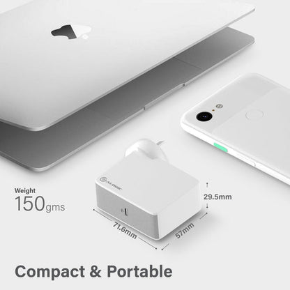 60W USB-C Laptop/Macbook Wall Charger with USB-C Charging Cable _ Travel Edition with AU, EU, UK, US Plugs and 2m Cable