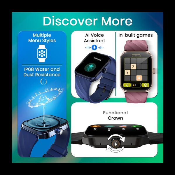 Fastrack Limitless Z2 Smart Watch 5 days Battery Life Fastrack X2 offers a 1.91" HD display, 60Hz refresh, BT calling, fast charging, 5-day battery, 100+ watch faces, health tracking & IP68 rating. Bluetooth Calling