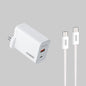 ERD TC-145 GaN CHARGER USB-C TO C, PD WHT 45W
