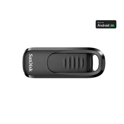 SanDisk Ultra Slider USB Type-C Flash Drive, 128GB USB 3.2 Gen 1 Performance with a Retractable Connector, Up to 400MB/s Transfer Speed