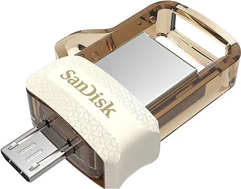 SanDisk Ultra Dual Drive m3.0, SDDD3 32GB, USB3.0, GOLD, USB3.0/micro-USB connector, OTG-enabled Android devices, 5Y